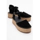 thumbnail image 2 of Viba - Alpargatas de ante negro negro 24.5 CM, 2 of 5