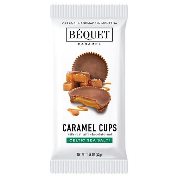 Bequet 9097439 1.48 oz Celtic Sea Salt Caramel Cups - Pack of 12