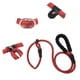 thumbnail image 4 of Correa de perro de nylon Unique Bargains con mango de esponja y cuerda reflectante para perros, roja, longitud 130 cm, diámetro 1/2 pulgada, 4 of 6