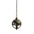 thumbnail image 4 of Royal Designs 24 Inch Adjustable Ceiling Fan Pull Chain Extension with Jubilant Oak Ornament, Antique Brass, Set of 2, 4 of 8