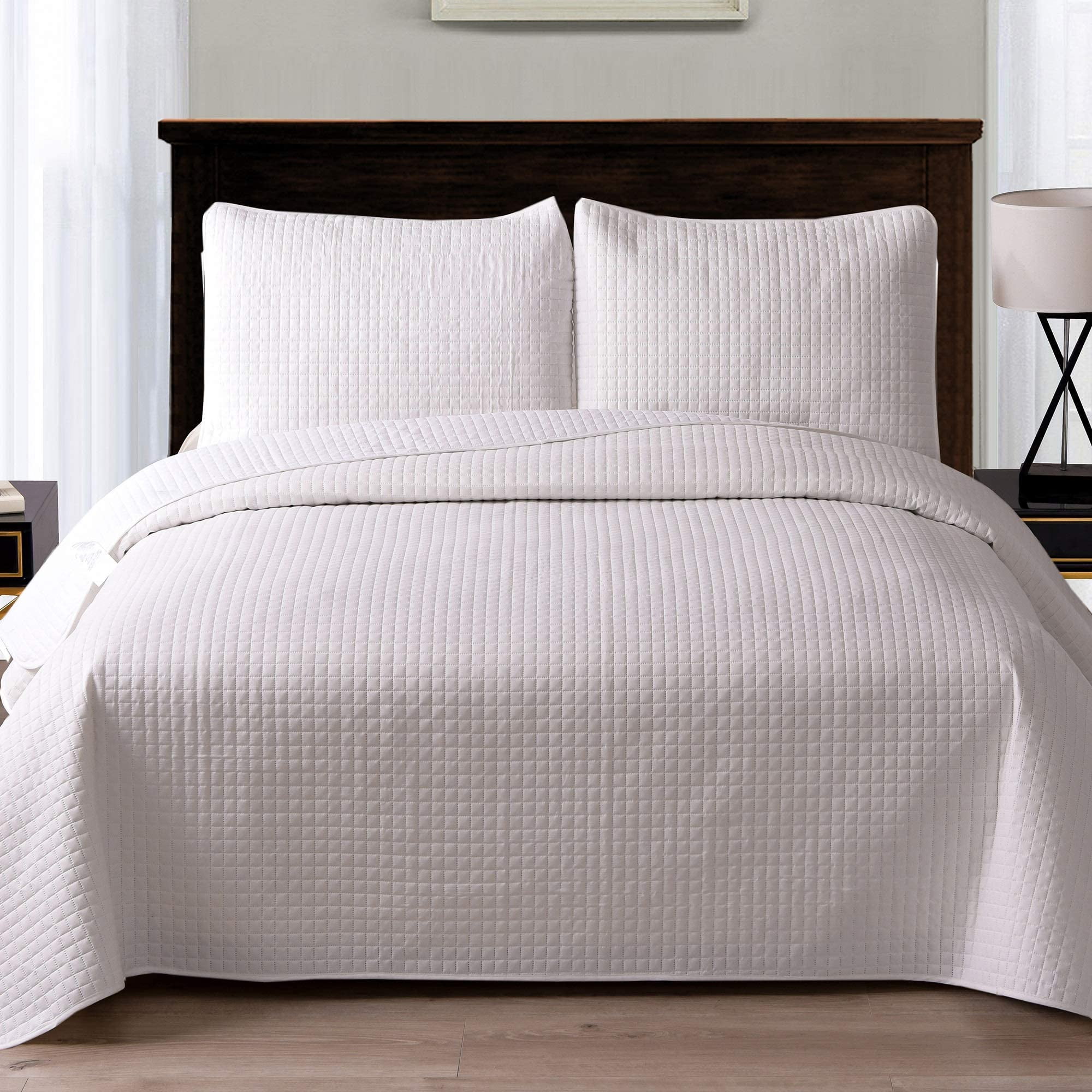 King Size Quilt Set with Pillow Shams 