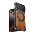 thumbnail image 1 of Case For IPhone 17 Pro Max/17 Pro, Metal Shell With Supports Wireless Microfiber Lining Anti-Scratch Charging Ring Kickstand Cover, 1 of 7