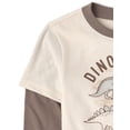 thumbnail image 3 of The Children's Place Baby And Toddler Boys Long Sleeve Graphic Hooded Top, Sizes 6M-5T, 3 of 4