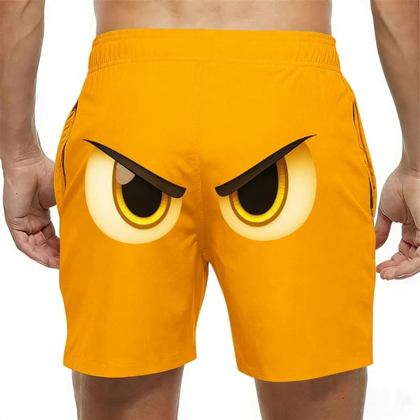 Pantalones de playa, de verano, para ocio playero, pantalones de natación para hombre, pantalones de cinco cuartos