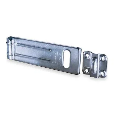 Master Lock 704 Latching Hasp,Fixed,Natural,4-1/2 In. L
