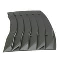 thumbnail image 6 of Ikon Motorsports Compatible with 11-23 Charger Ikon Style Rear Window Louver Sun Shade Cover Windshield Vent Unpainted Black ABS 2011 2012 2013 2014 2015 2016 2017 2018 2019 2020, 6 of 7
