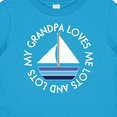 thumbnail image 4 of Inktastic My Grandpa Loves Me Grandson Sailboat Boys Baby T-Shirt, 4 of 5