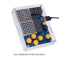 thumbnail image 3 of Kit de bricolaje para consola de juegos de un solo chip 51 con kit de práctica de soldadura con carcasa acrílica, 3 of 5