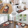 thumbnail image 6 of Yayeee Runner Rug for Bedroom 2'x6' Machine Washable Hallway Non Slip Mat, Red Flowers Pattern, 6 of 8