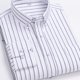 thumbnail image 3 of Blusa y camisa de manga larga con cuello vuelto para hombre, estampada, informal, formal, con solapa, de poliéster, 3 of 3