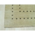 thumbnail image 4 of EORC LL4BG 4 x 6 ft. Gabbeh Beige Handmade Wool Lori Baft Rug, 4 of 16