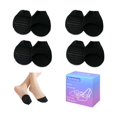 thumbnail image 1 of Keroius - Calcetines invisibles tipo puntera para mujer, 4 pares, 1 of 6