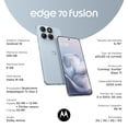 thumbnail image 3 of Smartphone Moto Edge70 Fusion 256GB Celeste Telcel + Audífonos, 3 of 5