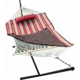 thumbnail image 1 of Algoma Net 8911S Cotton Rope Hammock, Stand, Pad and Pillow Combination, 1 of 3