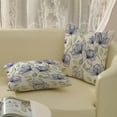 thumbnail image 4 of Spring Flower Pillow Covers 18x18 Watercolor Blue Floral Farmhouse Decor Throw Pillows Case for Couch Seasonal Pillowcase Outdoor Decorative Cushion Cases for Sofa Bed Decorations Set of 2, 4 of 6