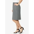thumbnail image 3 of Jessica London Women's Plus Size  Casual Tummy Control Bi-Stretch Pencil Skirt, 3 of 5