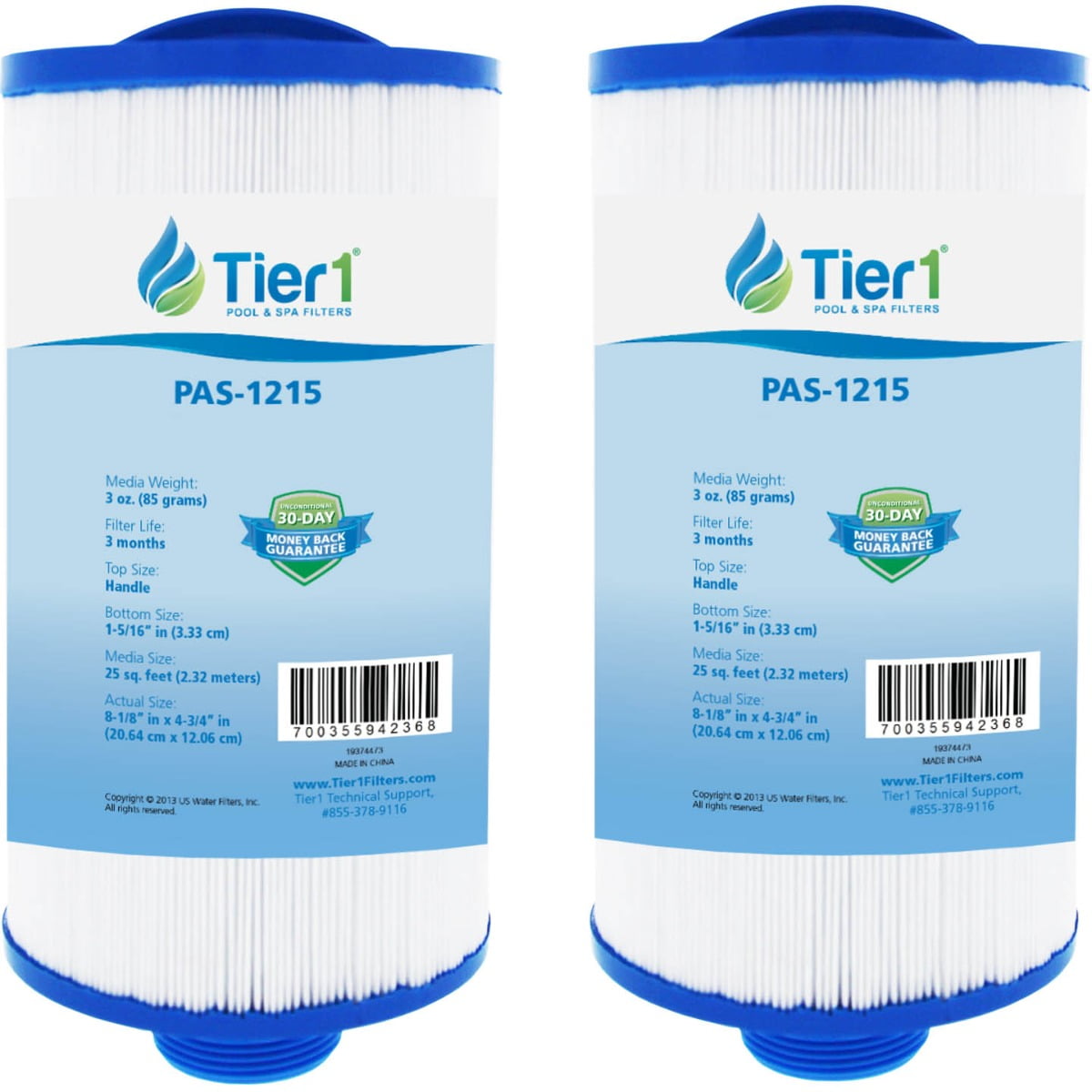 Tier1 Pool & Spa Filter Cartridge 2pk Replacement for Dream Maker