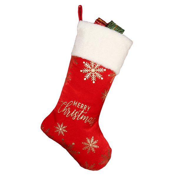 FAROOT Christmas Stockings Snowflake Hanging Stockings with Snowflake ...