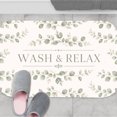 thumbnail image 5 of Wash & Relax Luxury Flannel Bathroom Mats 16x24, Extra Soft and Absorbent Non-Slip Shower Rug for Bathroom Floor, 5 of 6