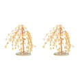 thumbnail image 1 of Decodeary Exquisite Tree Decoration - Good Wishes And Meaningful Home Or Office Ornament Safe Tree Desktop Yellow 2Set, 1 of 6