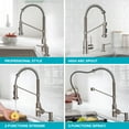 Kraus Bolden 18-Inch Touchless Sensor Pull-Down Kitchen Faucet, Modern ...