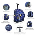 thumbnail image 2 of Mochila con ruedas + Lonchera Jworld SQbags Escolar Infantil Llantitas con luces, 2 of 6