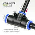 thumbnail image 2 of 30M-5M DIY Free Bending Universal Sprayer Kit 8mm Hose Patio Misting Cooling System for Garden Plant Fogging Watering Irrigation, 2 of 5