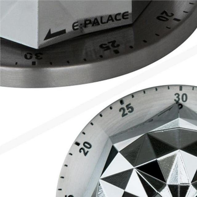 mmirethe Mechanical Kitchen Timer Stainless Steel Kitchen Timer Stainless Steel Timer