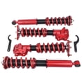 thumbnail image 3 of Nissan S13 240SX Adjustable Coilovers Suspension Kit 1989-1994 - Lowering, Height Adjustable, Red Finish, Pillow Ball Mounts, Twin Tube Shock Absorbers, 3 of 6