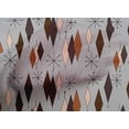thumbnail image 4 of oneOone Cotton Cambric Dark Chocolate Fabric Diamond Geometric Diy Clothing Quilting Fabric Print Fabric By Yard 56 Inch Wide, 4 of 4