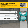 thumbnail image 2 of UGL - Drylok - Gray -Basement & Masonry Waterproofer - for Stopping Water Leaks & Dampness - Interior - Exterior Latex Base - Sandy Texture, Tintable 1 Gallon, 2 of 6