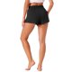 thumbnail image 3 of Pantalones cortos de pijama ajustables con cordón de INSPIRAR CHIC para mujer, ropa de descanso, pantalones cortos para dormir con bolsillos, M, negro, 3 of 6