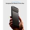 thumbnail image 2 of Funda Spigen Thin Fit MagFit TPU para iPhone 17 Pro Max en Gunmetal, 2 of 8