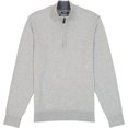 thumbnail image 4 of Suéter IZOD para Hombre Premium Essentials con Cierre Cuarto Gris Claro, 4 of 4