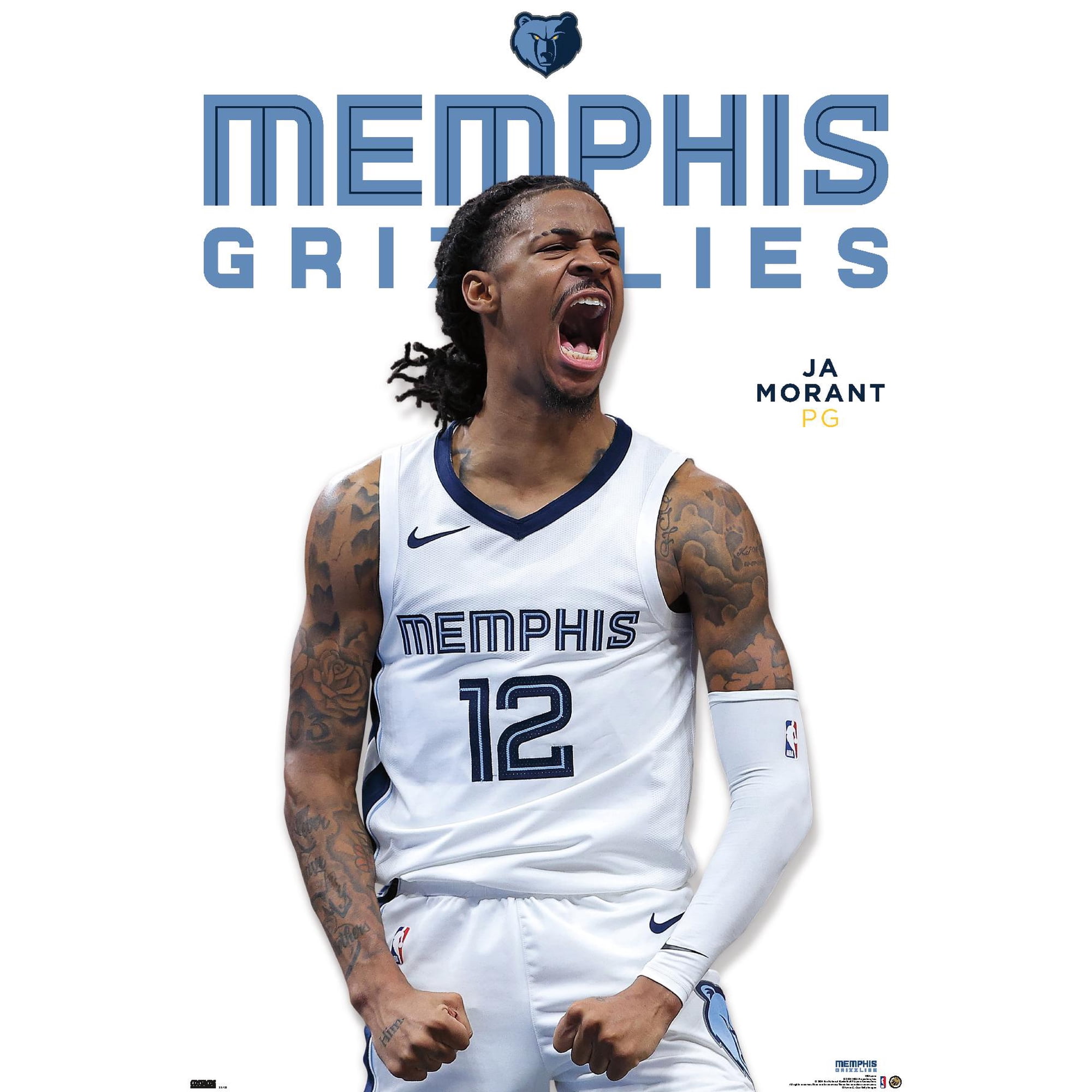 NBA Memphis Grizzlies - Ja Morant Feature Series 24 Wall Poster, 14.725" x 22.375"