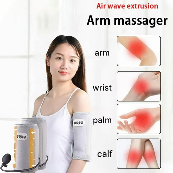 Electric Arm Massager with Heat, Vibration & Kneading Function for Wrist and Elbow Relaxation Portable Hand and Arm Massage Device