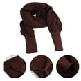 thumbnail image 4 of YUUZONE Women Winter Knitted Blanket Long Shawl Wrap with Sleeves Solid Color Crochet Sweater Scarf Multi-Use Poncho Cape Neck Warmer, 4 of 19