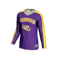 thumbnail image 2 of Unisex GameDay Greats Purple LSU Tigers #1 Lightweight Volleyball Fashion Jersey, 2 of 3