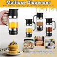 thumbnail image 5 of Honey Dispenser Jar, 10 Oz No Drip Glass with Handle Durables Clear Syrup Dispenser Pot with Silicone Base, 5 of 5