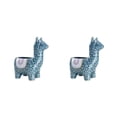 thumbnail image 2 of Decodeary Ceramics Flower Plant Pots - Lightweight And Portable Gardens Beauty Various Colors And Sizes Alpaca blue 2Set, 2 of 6