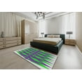 thumbnail image 5 of Ahgly Company Machine Washable Indoor Rectangle Transitional Green Area Rugs, 2' x 3', 5 of 7