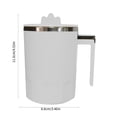 thumbnail image 3 of Dvkptbk Shaker Cup Protein Powder Mixing Cup Portable Magnetized Water Cup Stainless Steel Material Electricity Temperature Real Monitoring Home Appliances, 3 of 7