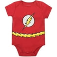 thumbnail image 3 of DC Comics Justice League Batman Superman The Flash Newborn Baby Boys 5 Pack Bodysuits Newborn to Infant, 3 of 5
