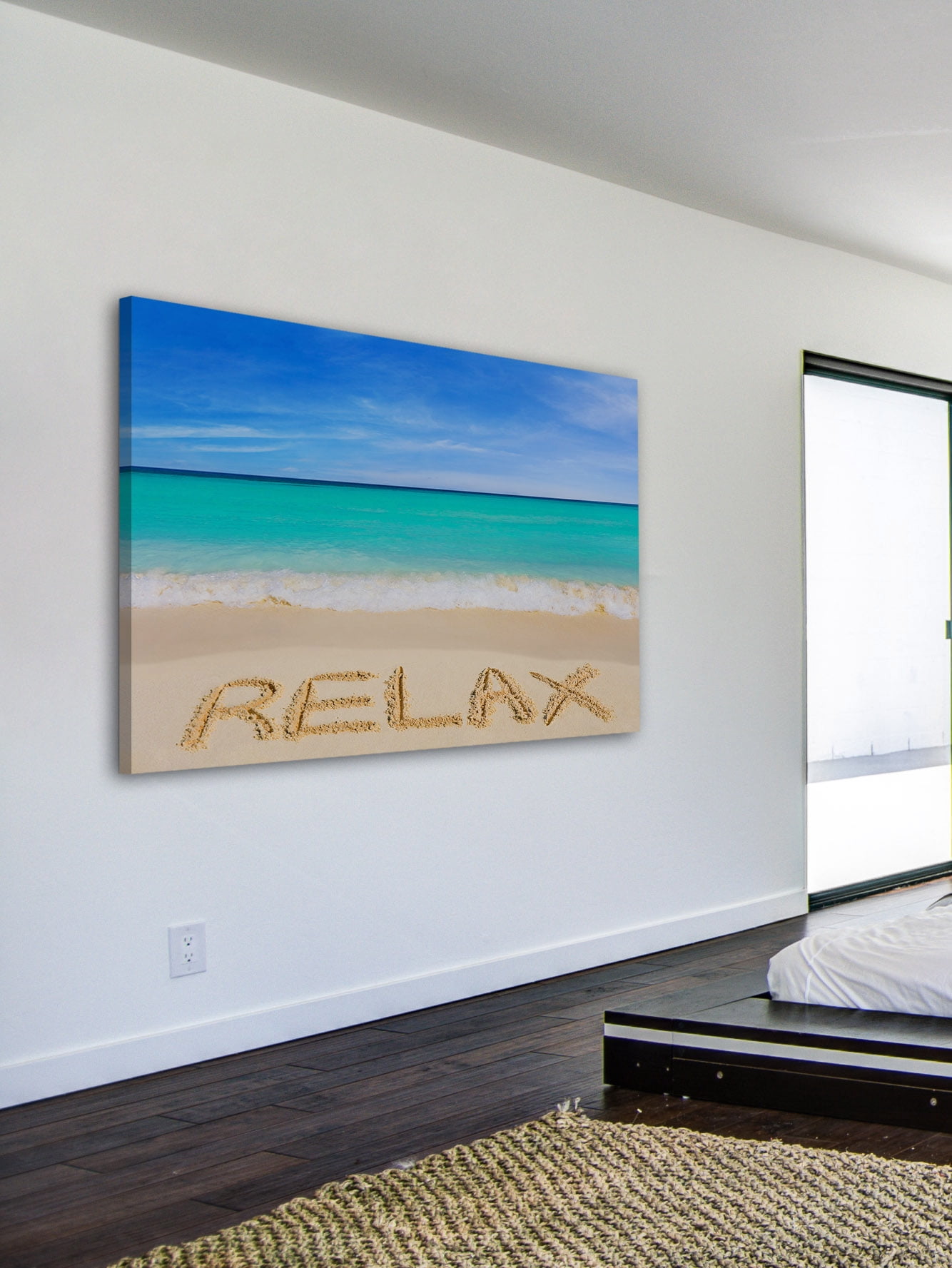 "Relax" Painting Print on Wrapped Canvas