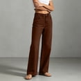 thumbnail image 6 of Women's Jeans High Rise Straight Leg Denim Pants with Pockets Casual Loose Trousers for Work and Daily Wear, 6 of 7