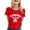 Red, variant on Womens Tops Canadian Short Sleeve Crewneck Maple Leaf Print Tees for Teens Girls,Red,M