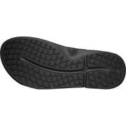 OOFOS OOriginal Recovery Sandal, Black - Women’s Size 6, Men’s Size 4