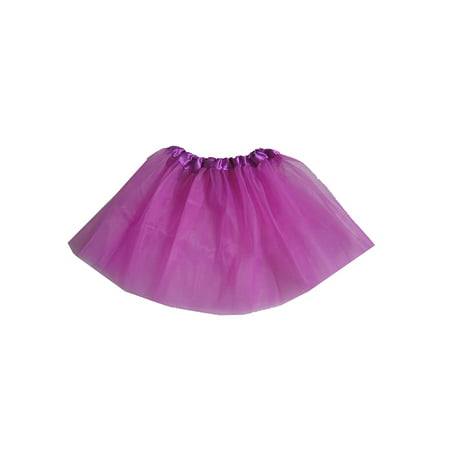 Kids Girls 3 Layer Tutu Skirt Ballet Dancewear Tulle Pettiskirt Costume 2-7Y
