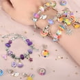 thumbnail image 4 of Children Charm Bracelet Making Kit Gift Box Fun Cute Jewelry Making Kit Birthday Gifts For Girls, 4 of 9