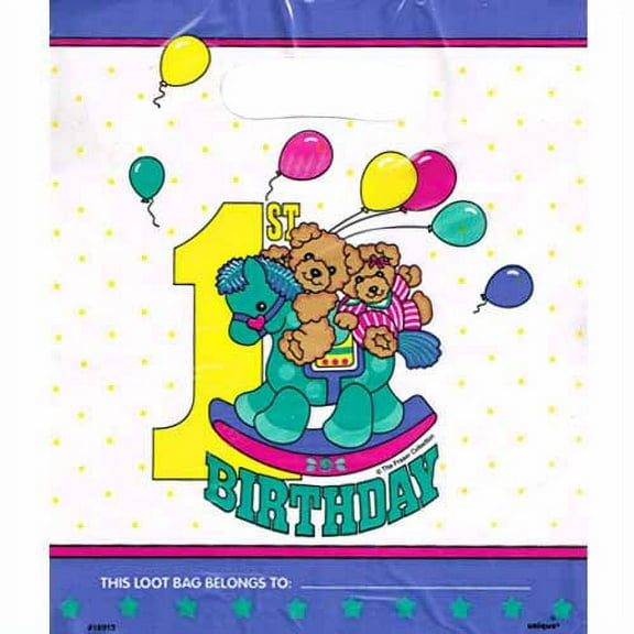 Baby's 1st Birthday Favor Bags (8ct)